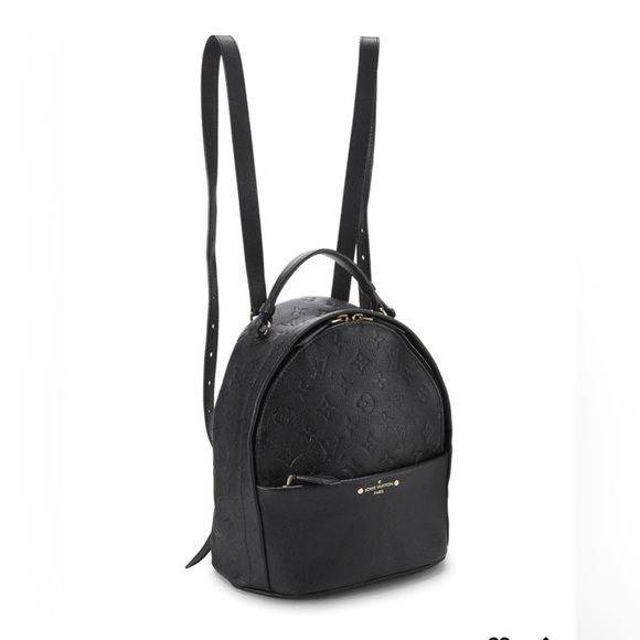 Louis Vuitton | Black Monogram Empreinte Sorbonne Backpack, Black - Picture 6 of 6